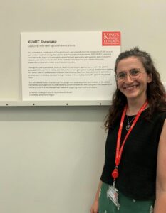 Steph at the exhibit
